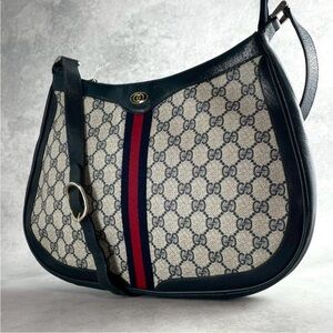 Gucci Blue and Red Shoulder Bag